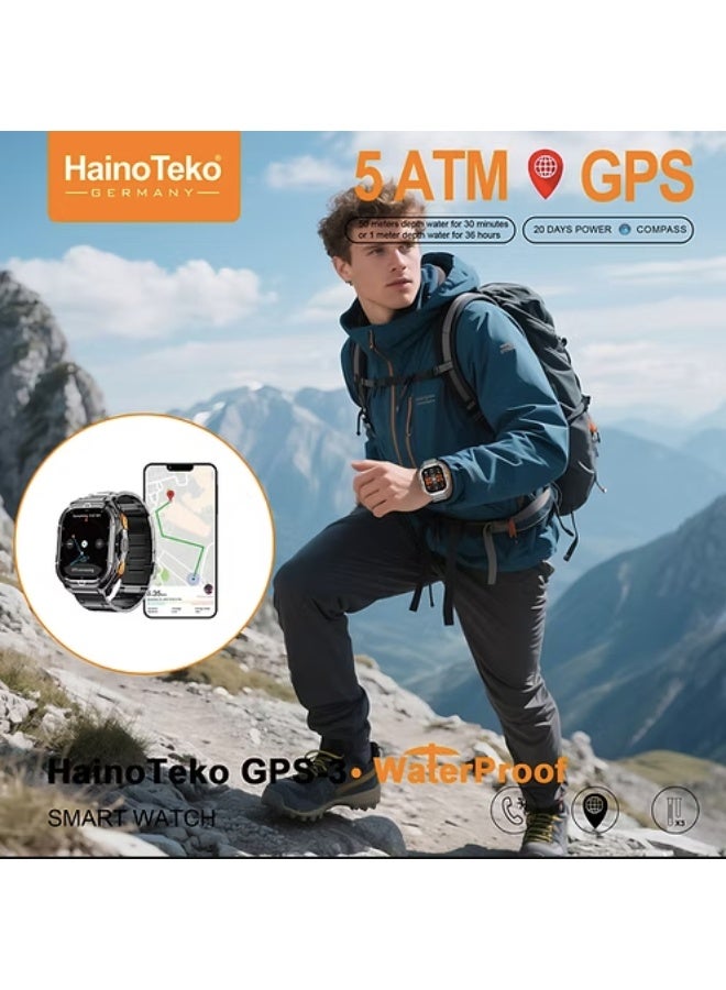 HainoTeko Germany GPS 3  WaterProof 5 ATM Best Smart Watch - Image 3